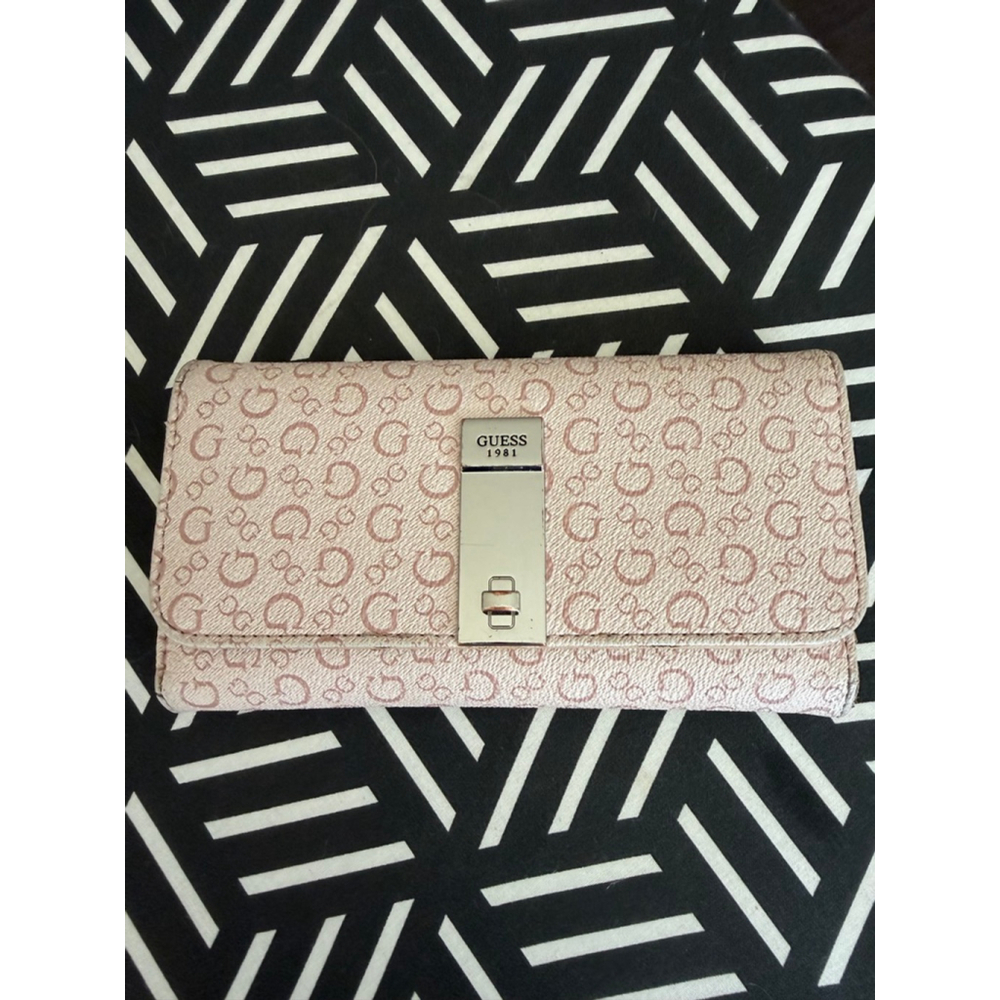 Guess One Size Pink Logo‎ Wallet